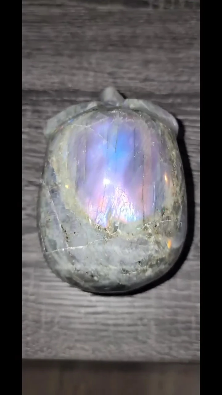 Purple Labradorite Crystal Skull