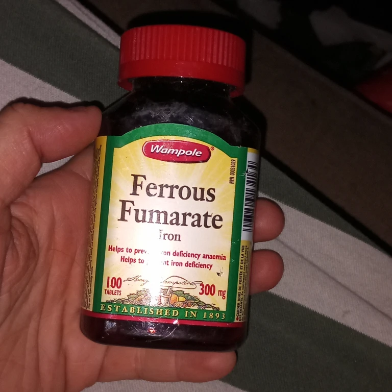 Wampole Ferrous Fumarate Iron Tablets