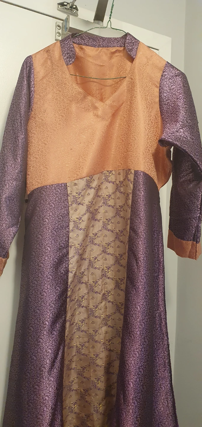 Women's Purple and Orange Traditional Outfit - photo 3