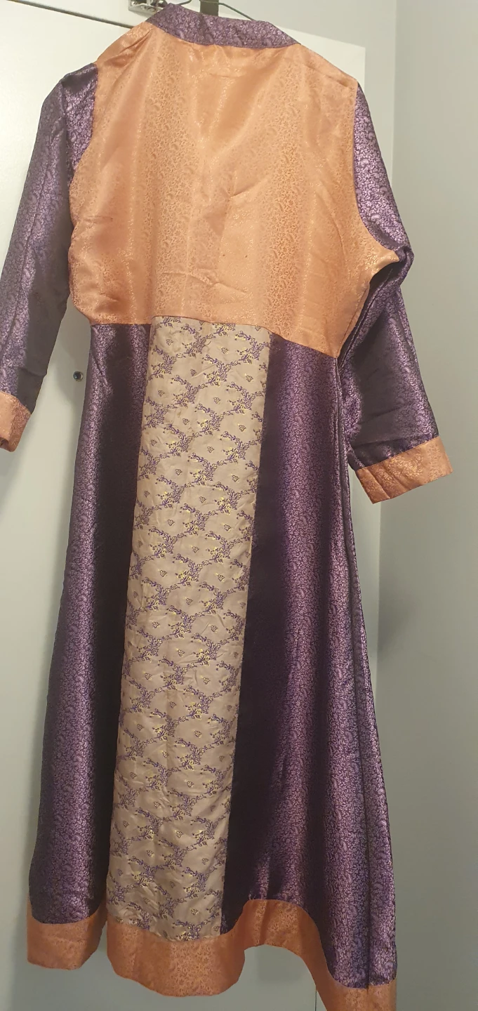 Women's Purple and Orange Traditional Outfit - photo 4