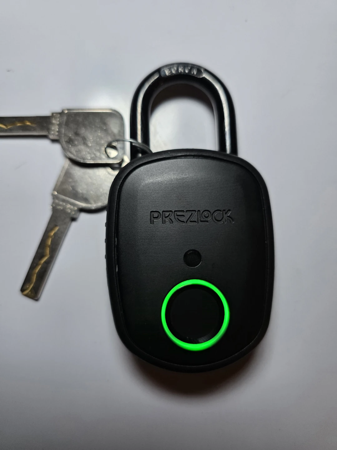 PREZILOCK Smart Padlock with Fingerprint Unlock