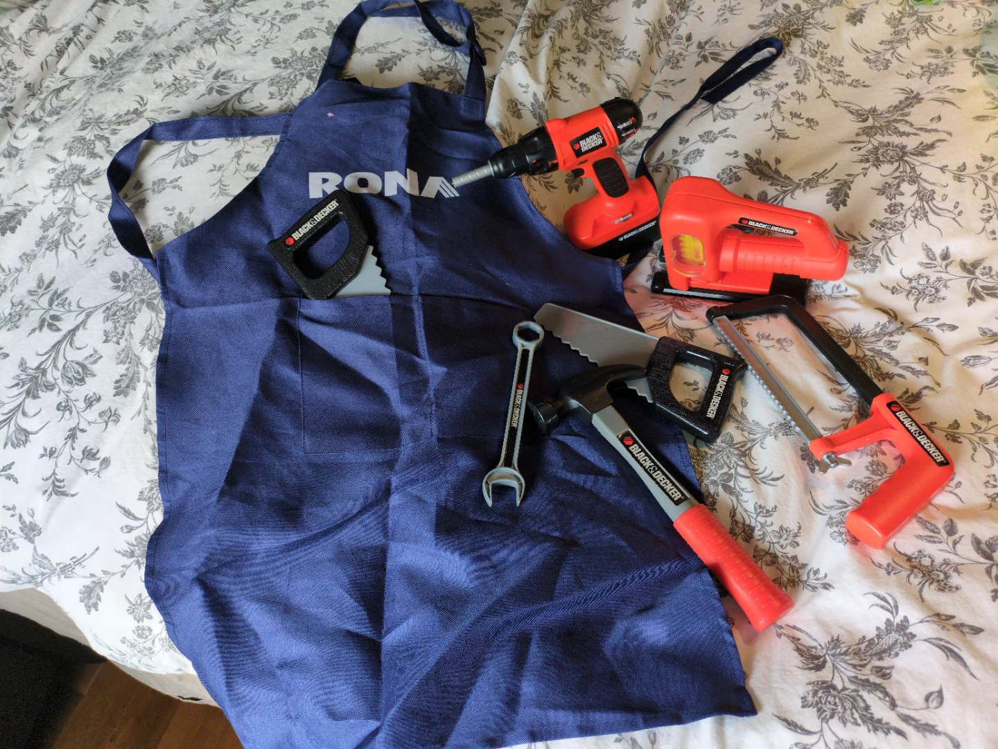 Black & Decker Toy Tool Set with Apron