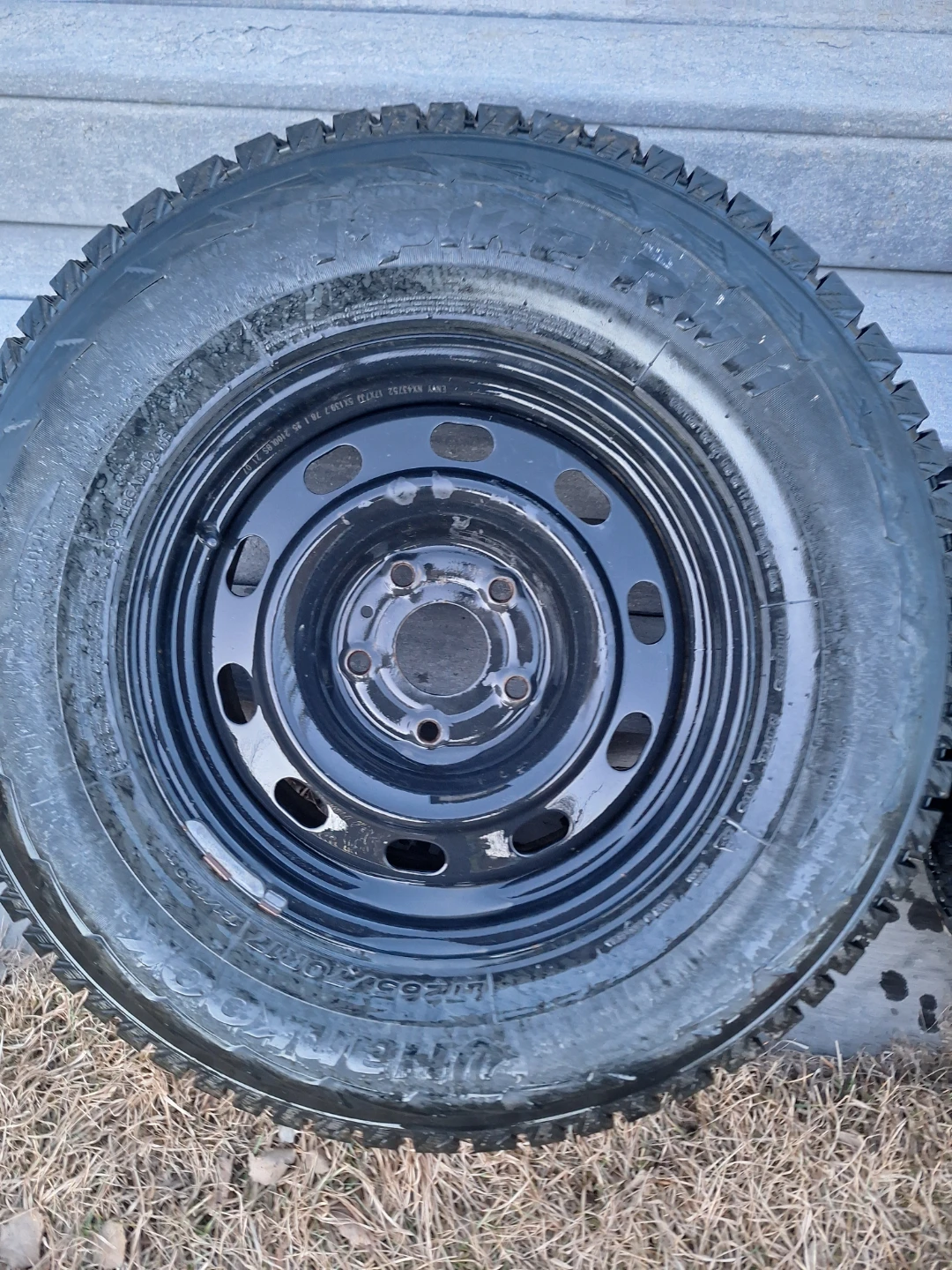 Hankook LT265/70R17 Winter Tires on Steel Rims - Set of 4