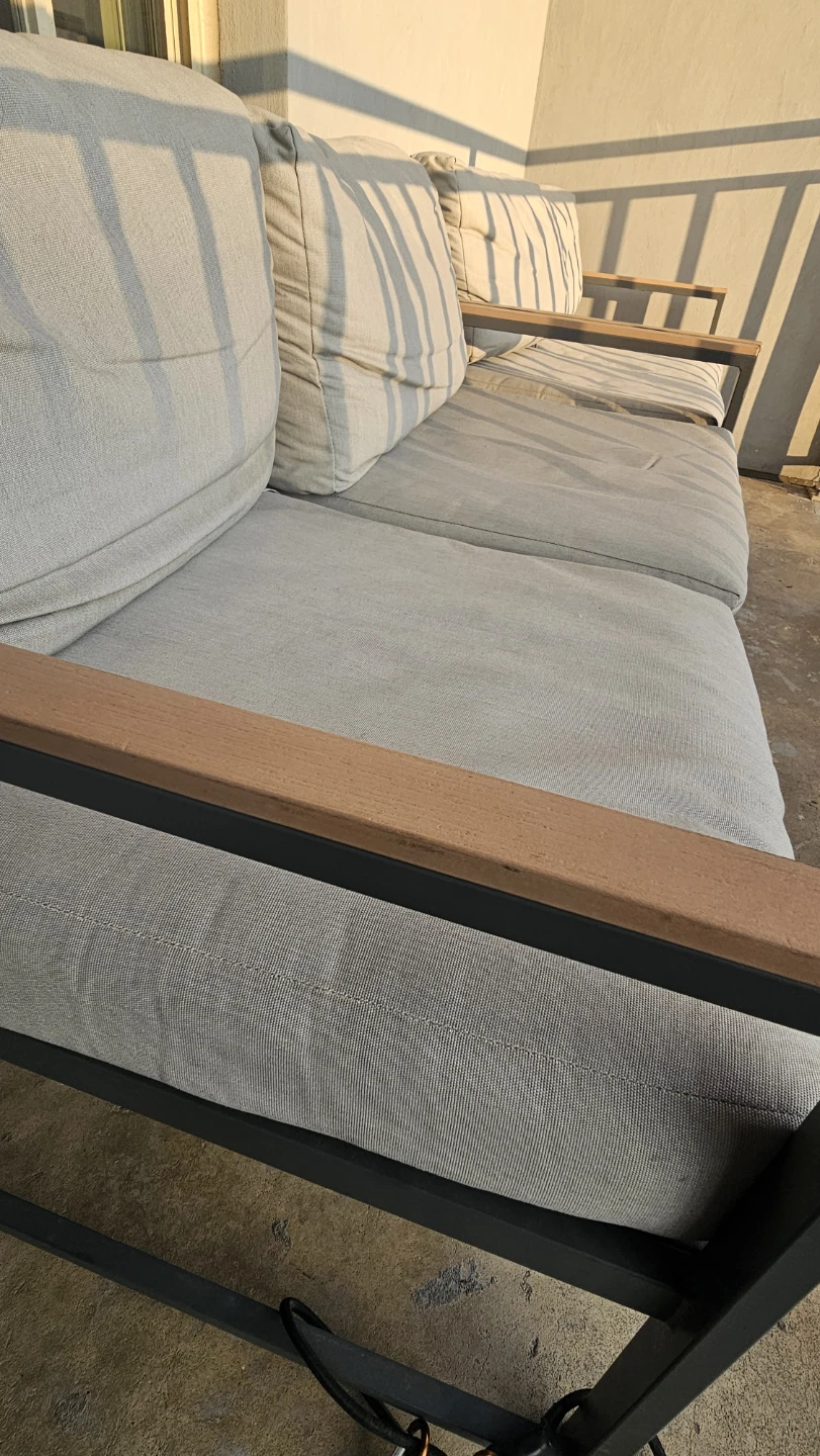Selling 2 Outdoor Sofa with Cushions - $80 for both! - photo 3