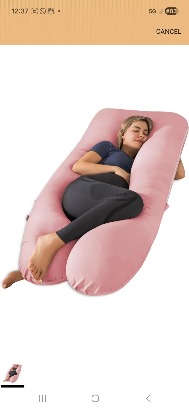 Cooling Fabric Pregnancy Pillow