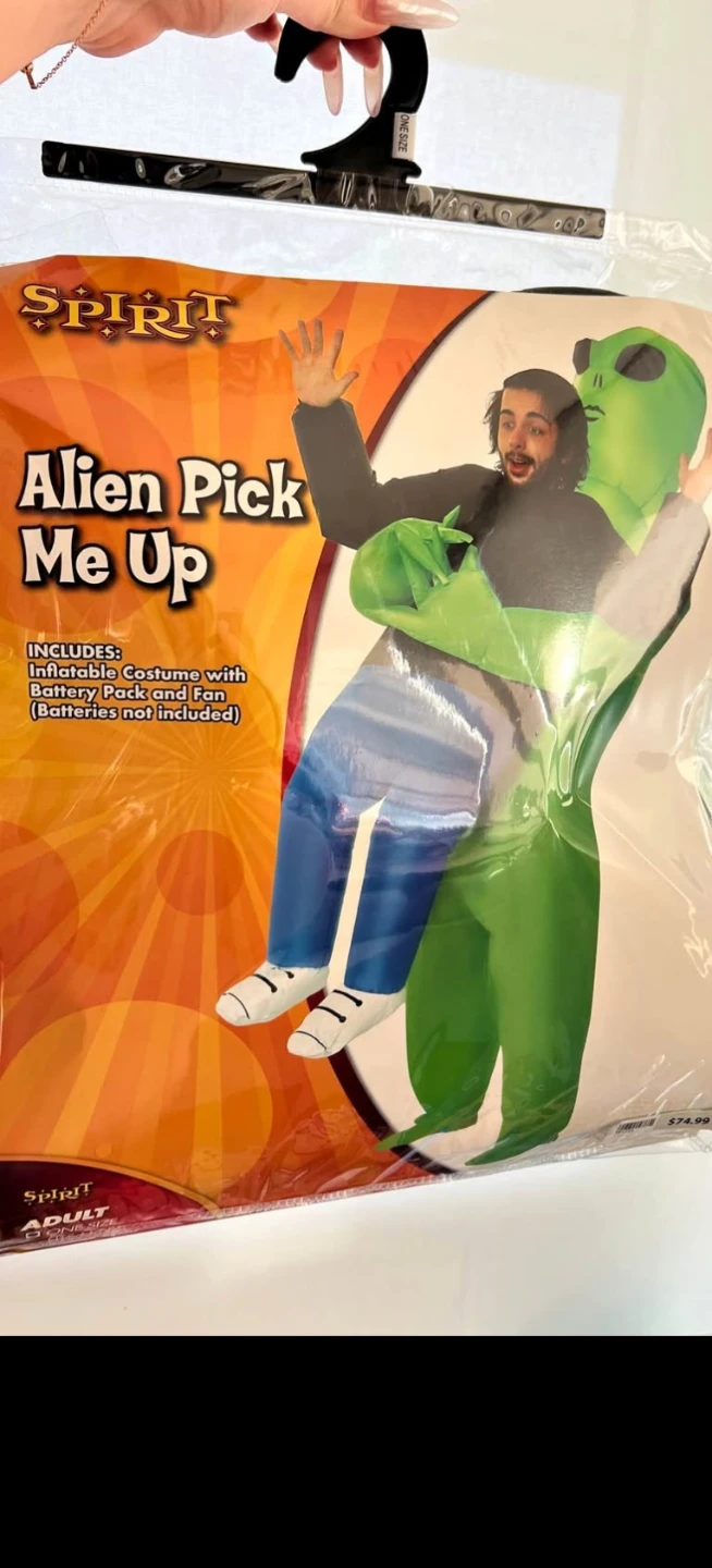 Spirit Alien Pick Me Up Inflatable Costume Adult One Size