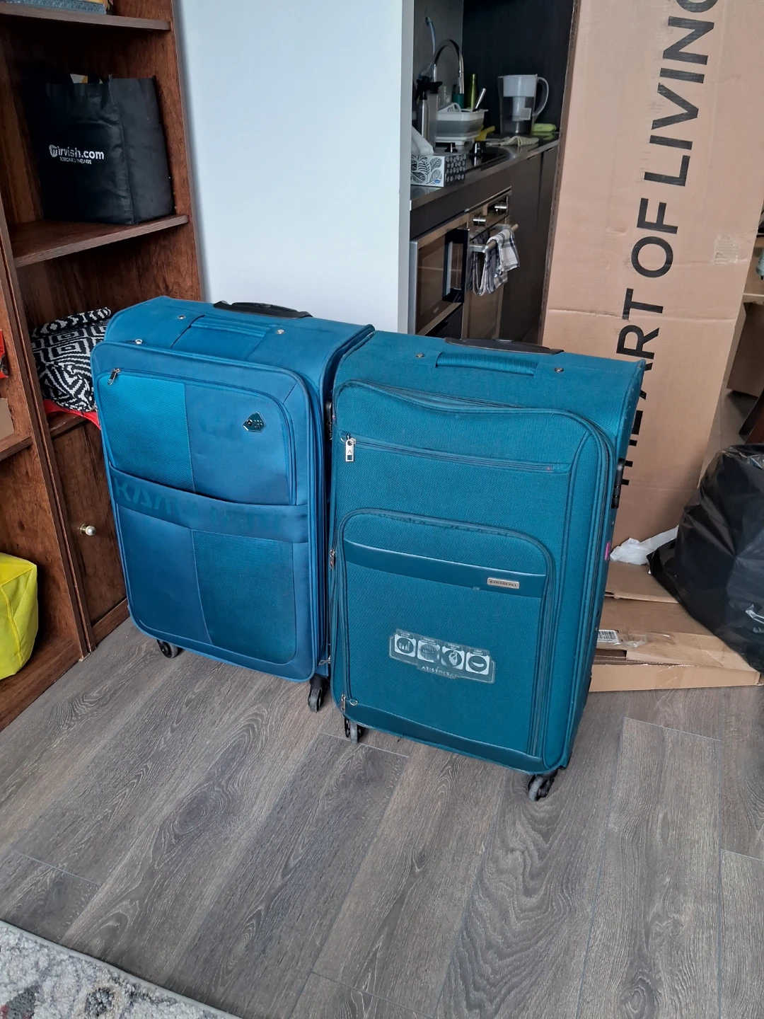 Blue Antler Suitcase