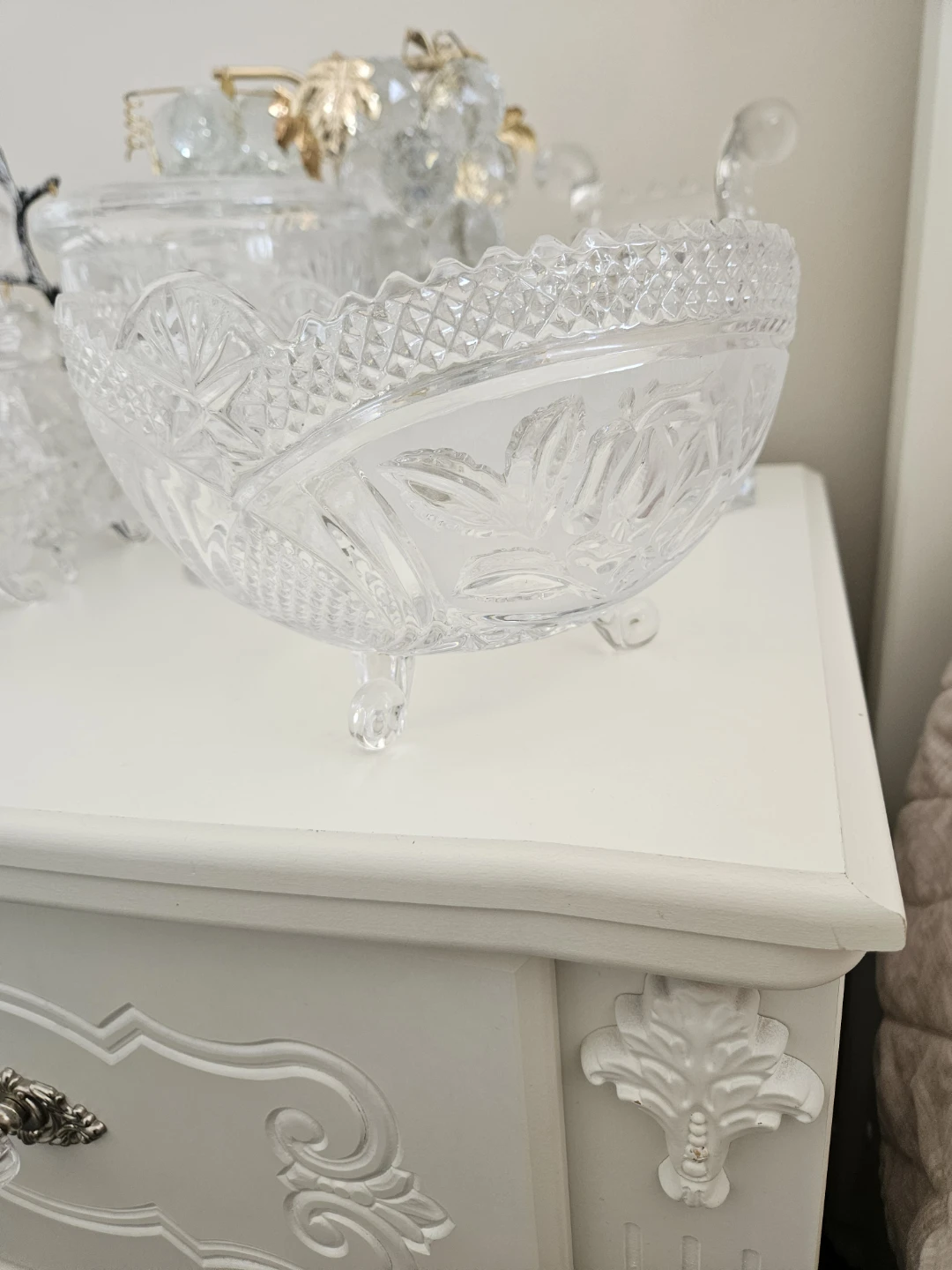 Cut Crystal Footed Bowl - photo 2