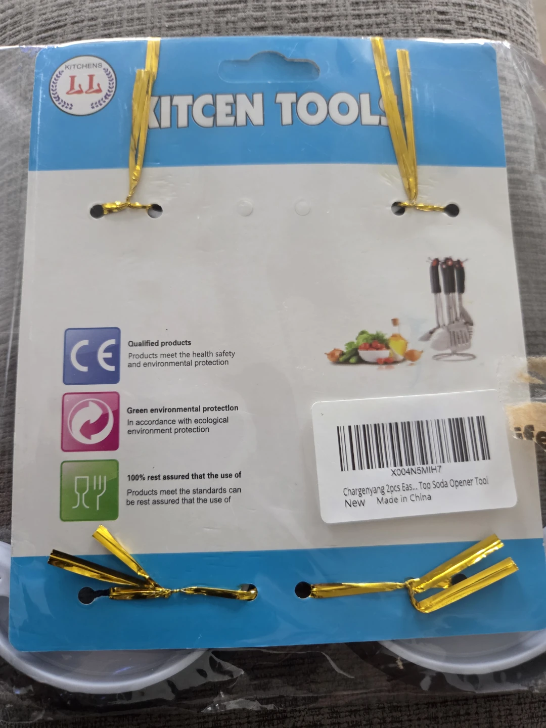 (2 Pack ) Easy Open Ring Pull Can Opener - Pop Top Tab Puller - photo 2