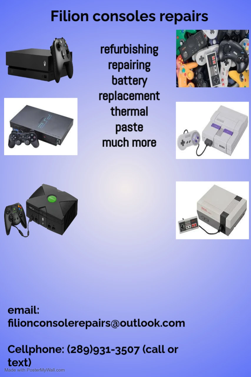Video game repair/cleaning