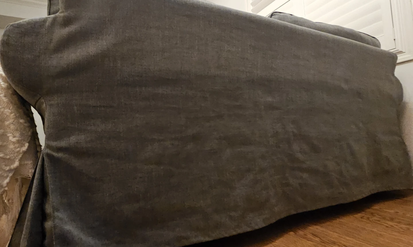 Grey Two-Seater Sofa with free accent Pillows - photo 4