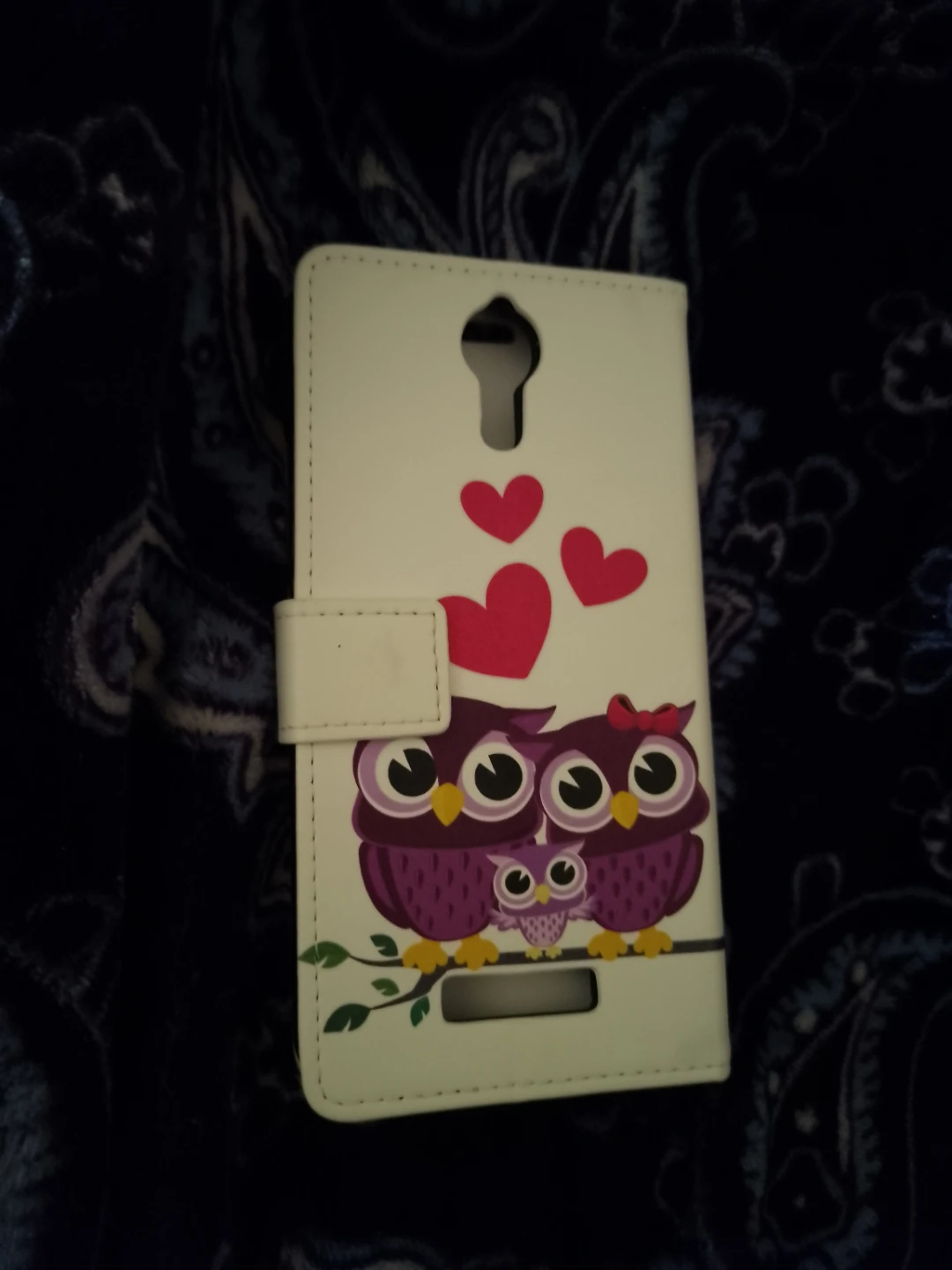 White Owl Family Flip Phone Case