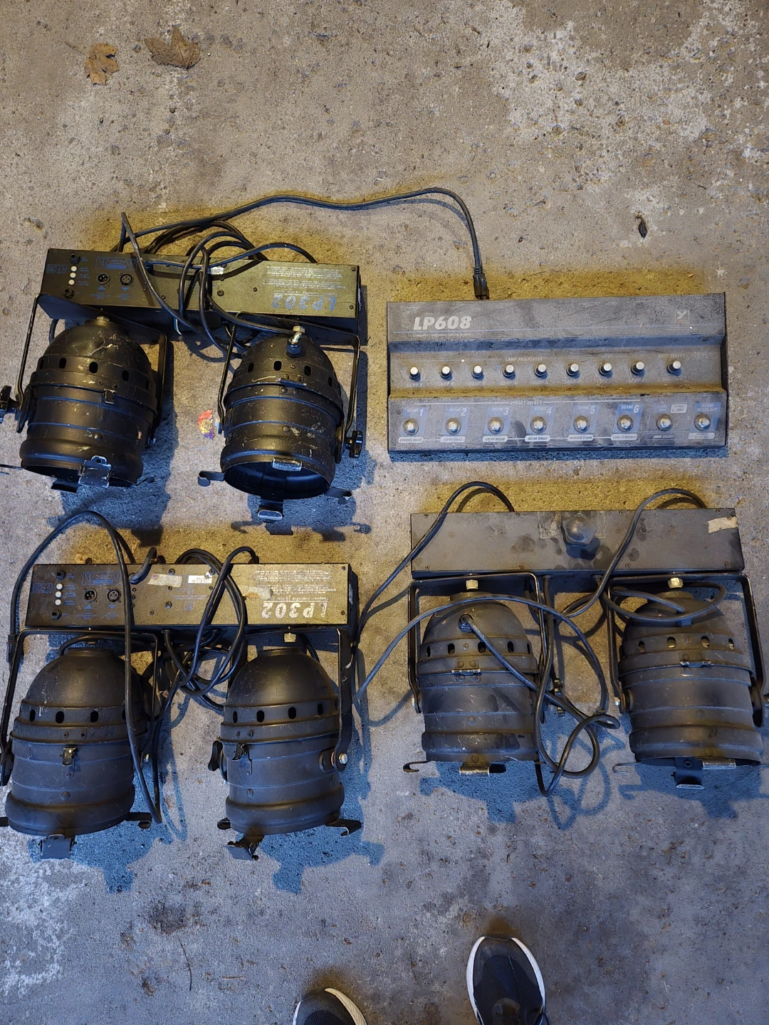 Stage Lighting PAR Cans with Control Board