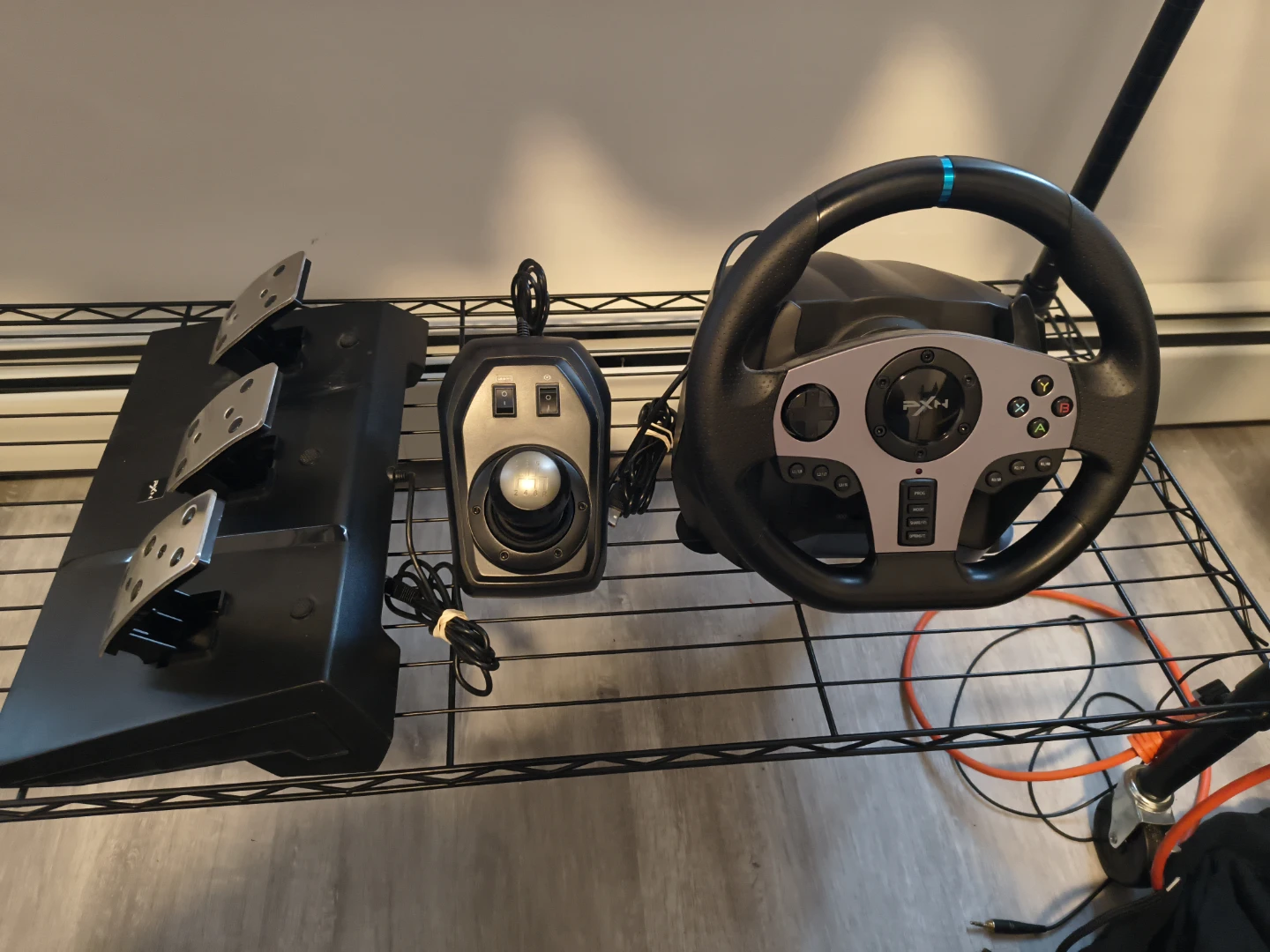 PXN Racing Steering Wheel with Pedals and Shifter
