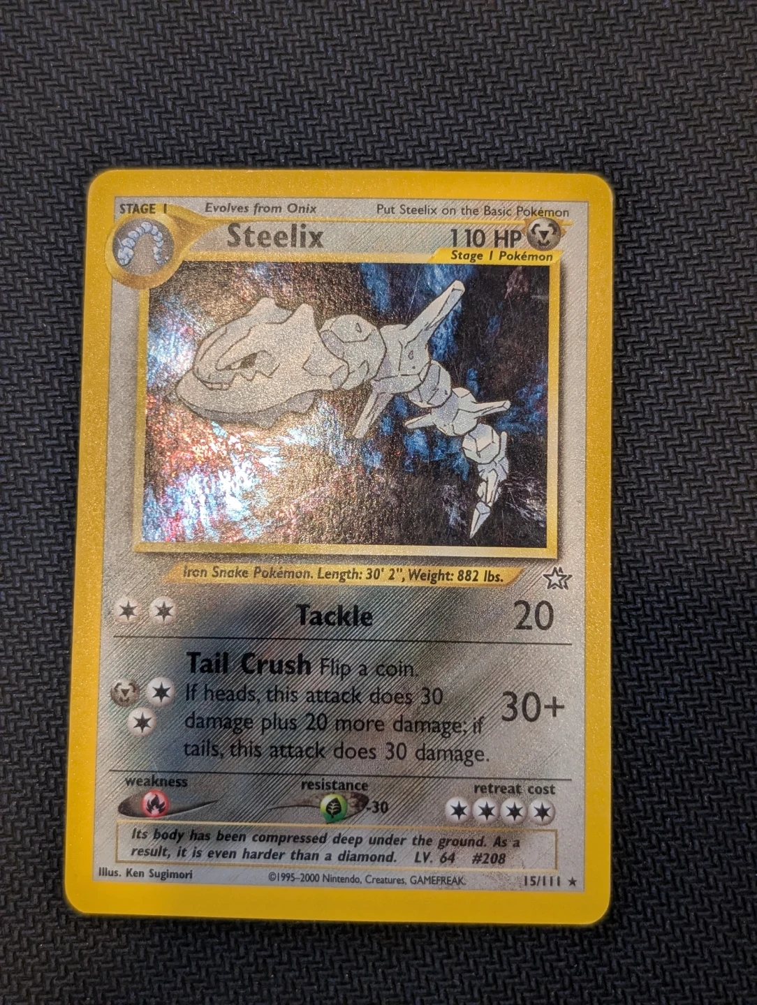 Steelix Neo Genesis 15/111 - Pokemon