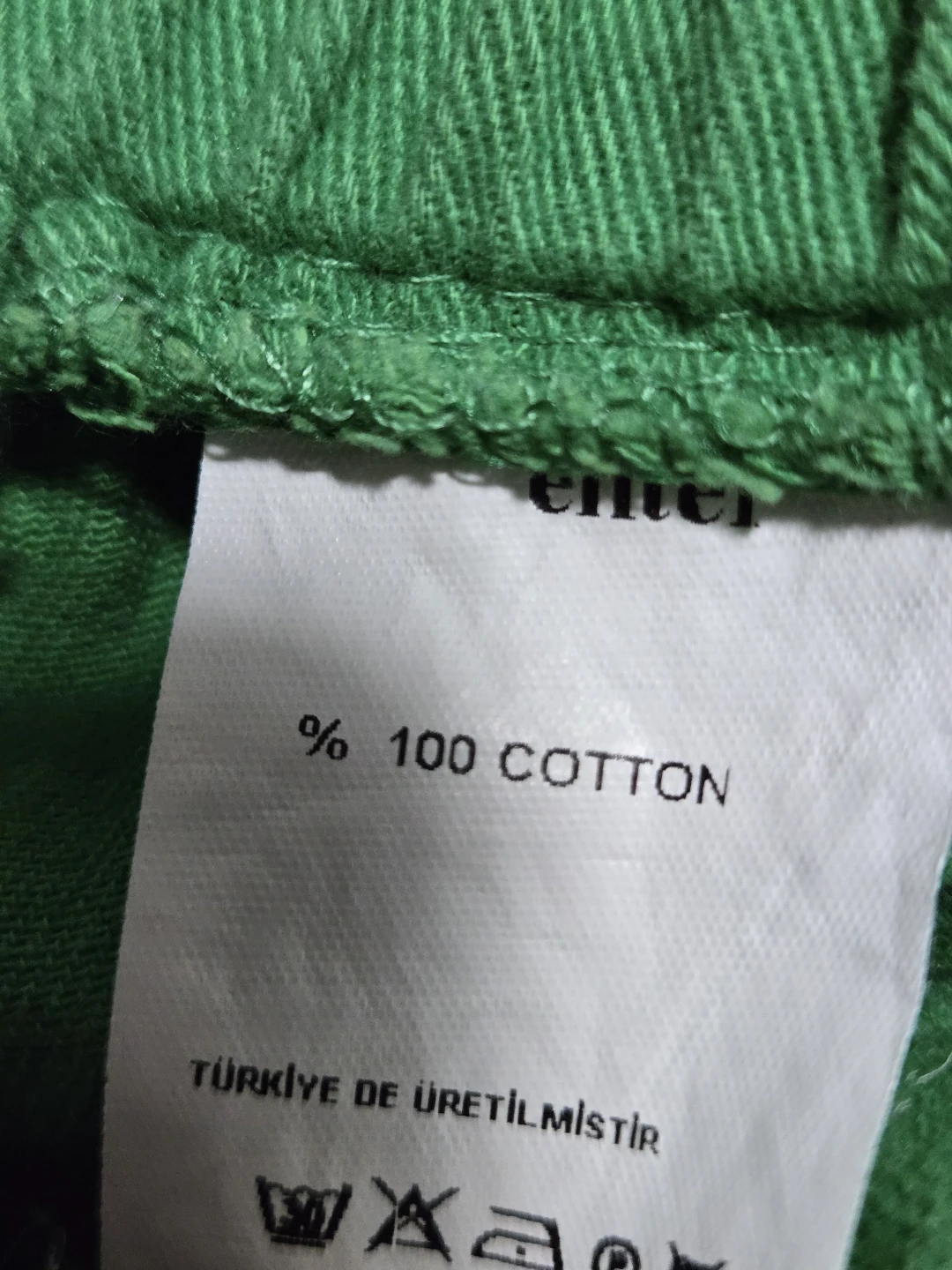 Green 100% Cotton Pants - photo 4