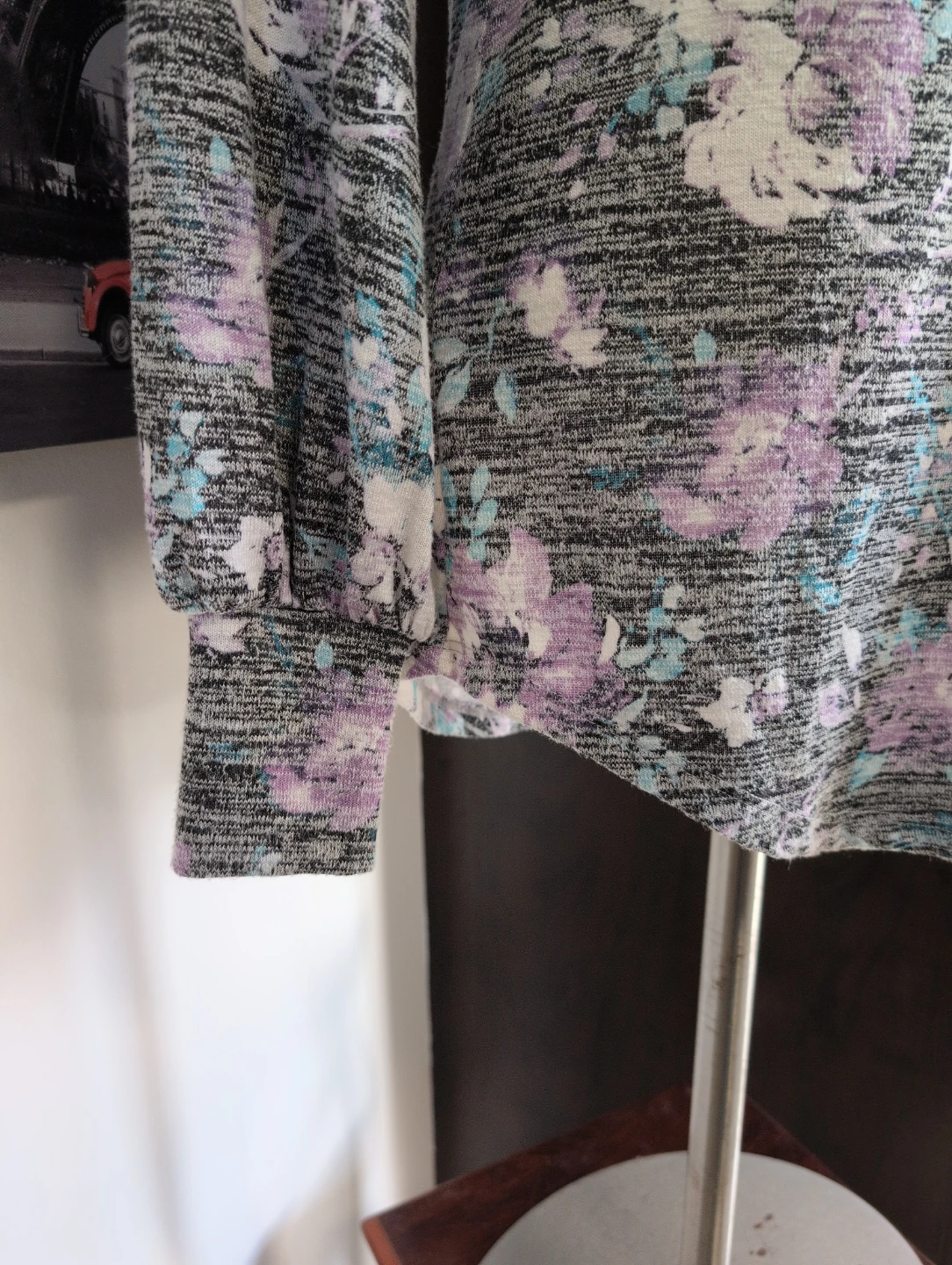 RICKI'S Floral Print Long Sleeve Top XS/TP - photo 2
