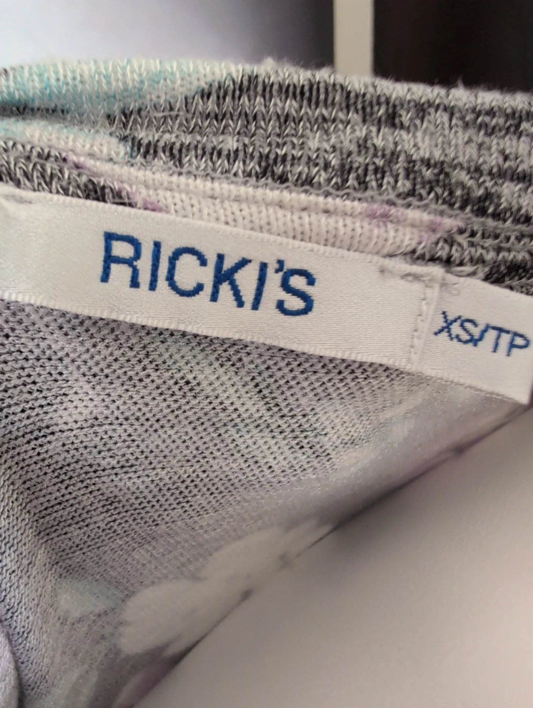 RICKI'S Floral Print Long Sleeve Top XS/TP - photo 4