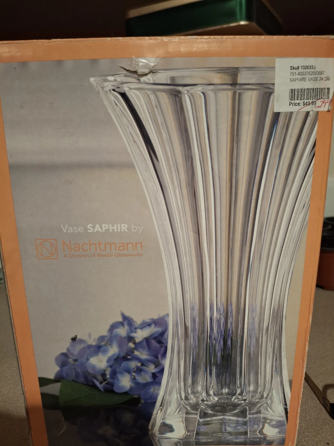Clear Glass Vase
