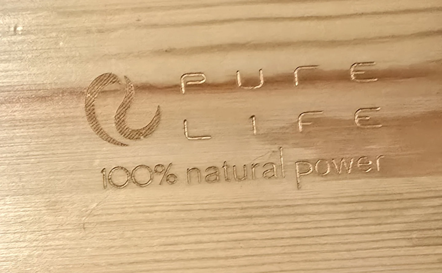 Pure Life Wooden Box