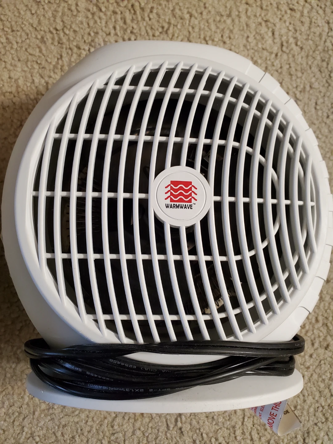 Warmwave Portable Fan Heater with Thermostat - photo 2