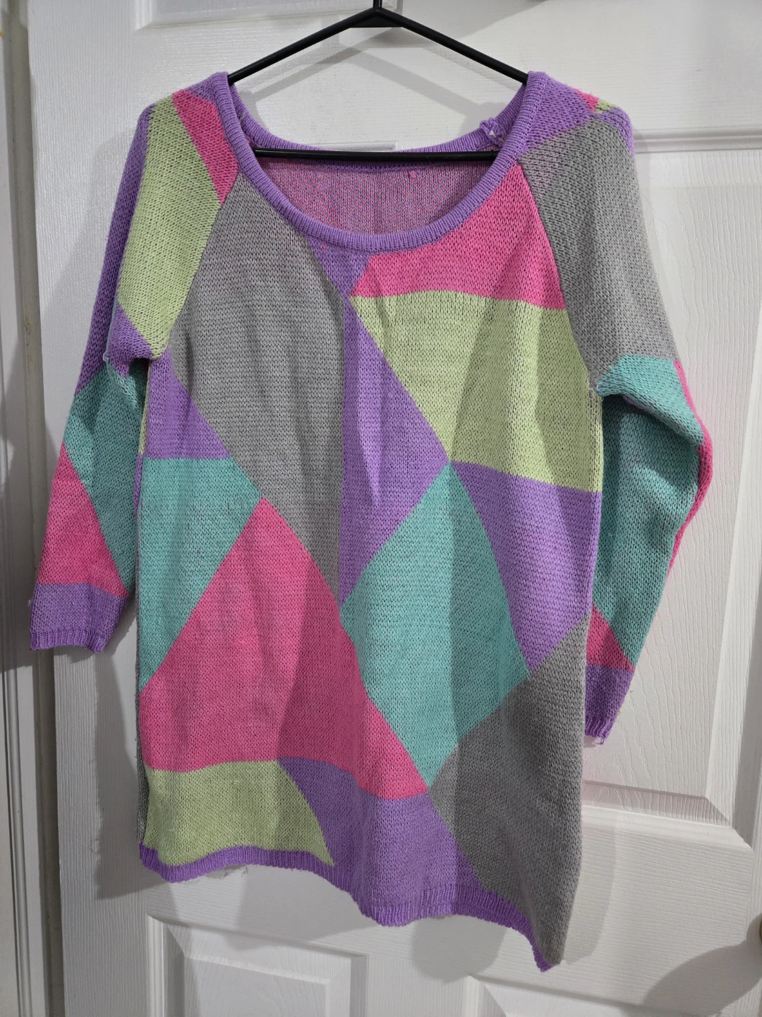 Colourful Geometric Pattern Sweater