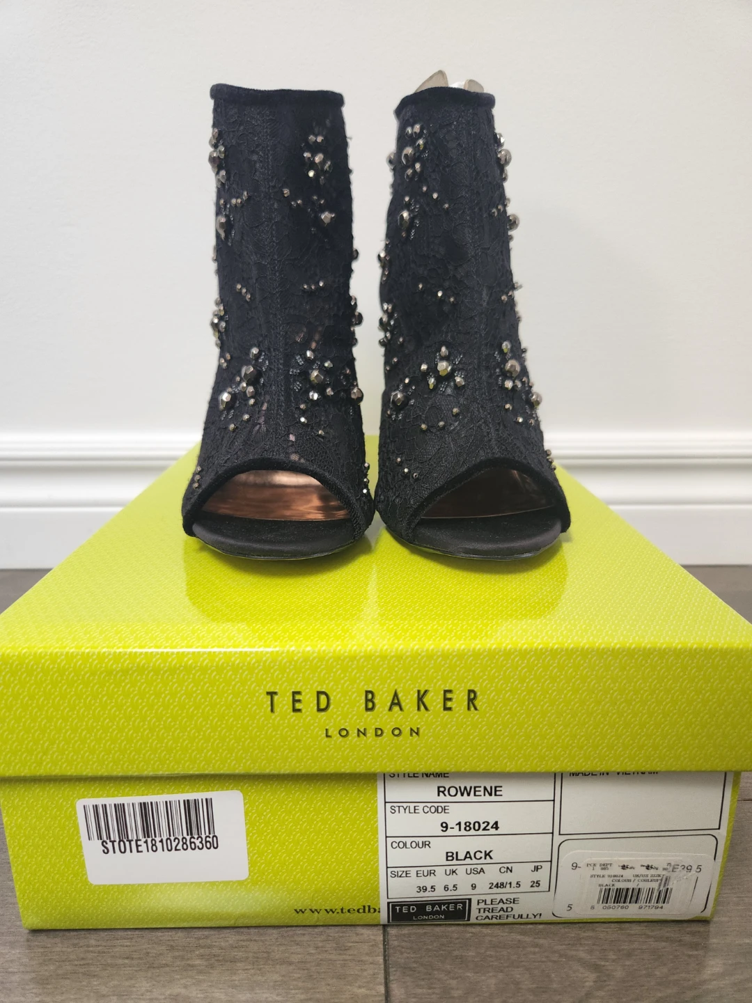 Ted Baker Rowene Black Lace Booties - photo 2