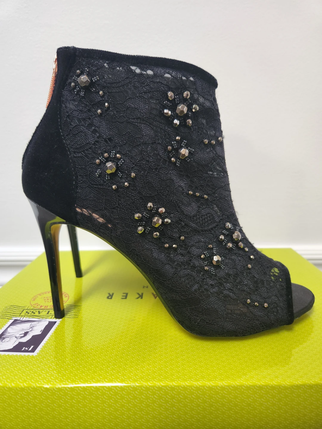 Ted Baker Rowene Black Lace Booties - photo 4