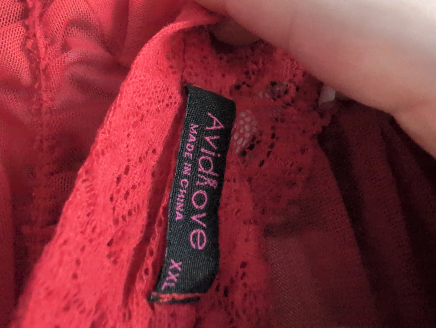 Avidlove Red Lace Babydoll Lingerie XXL - photo 2