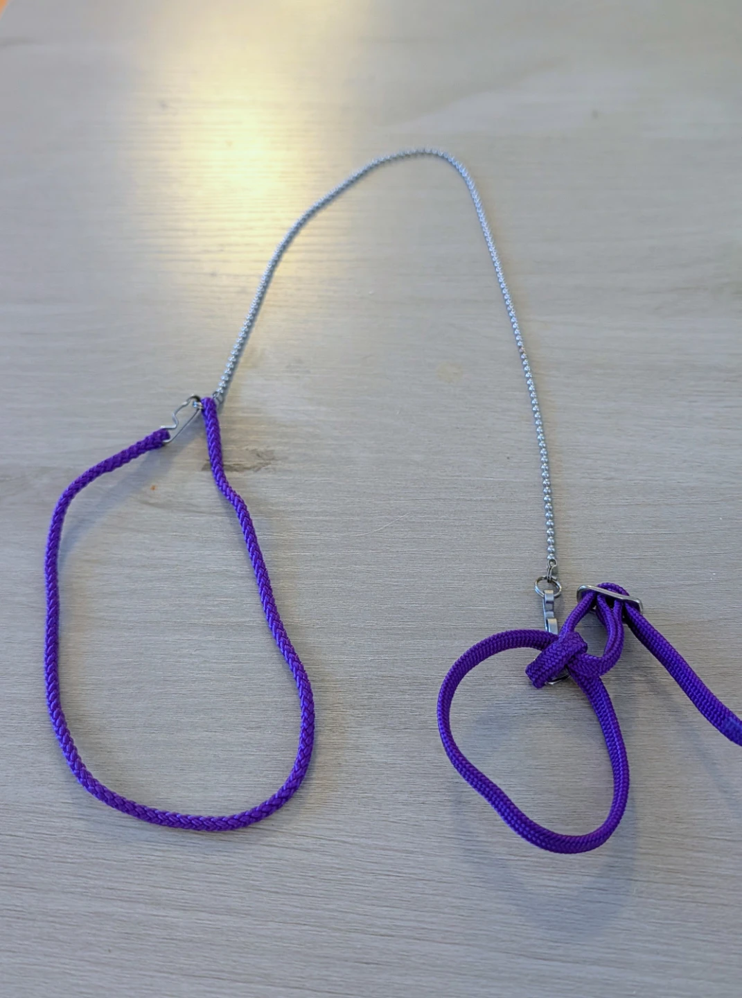 Purple Chain Lanyard