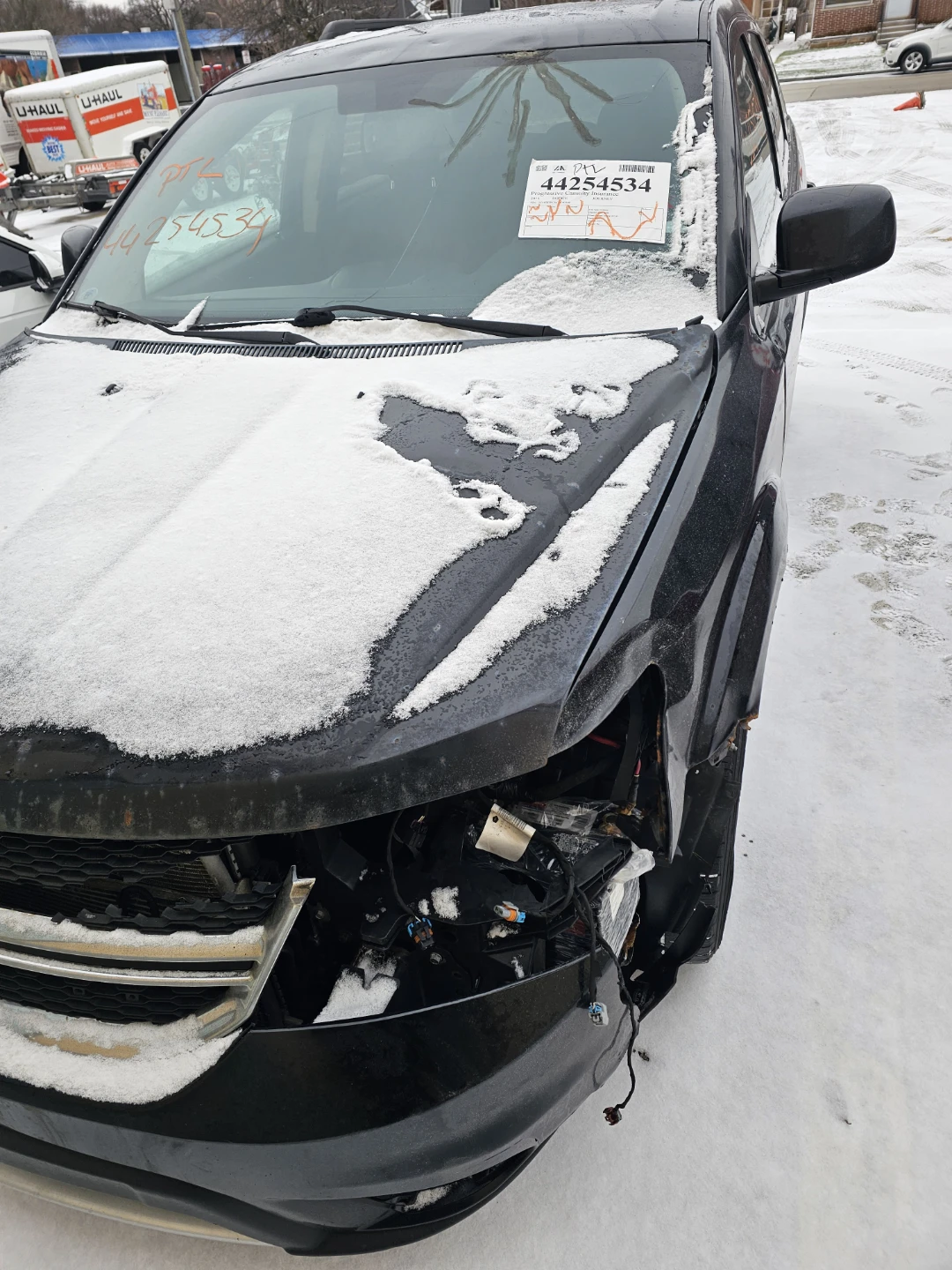 Black Dodge Journey SXT SUV