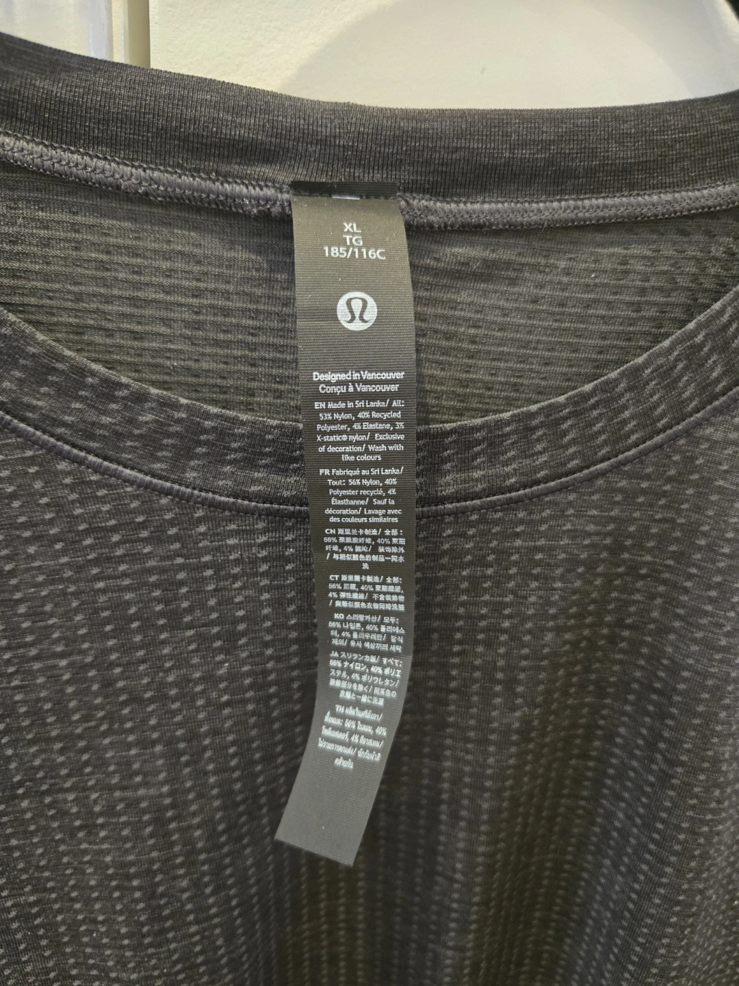 Lululemon Metal Vent Tech Sleeveless Shirt XL Black Brand New - photo 3