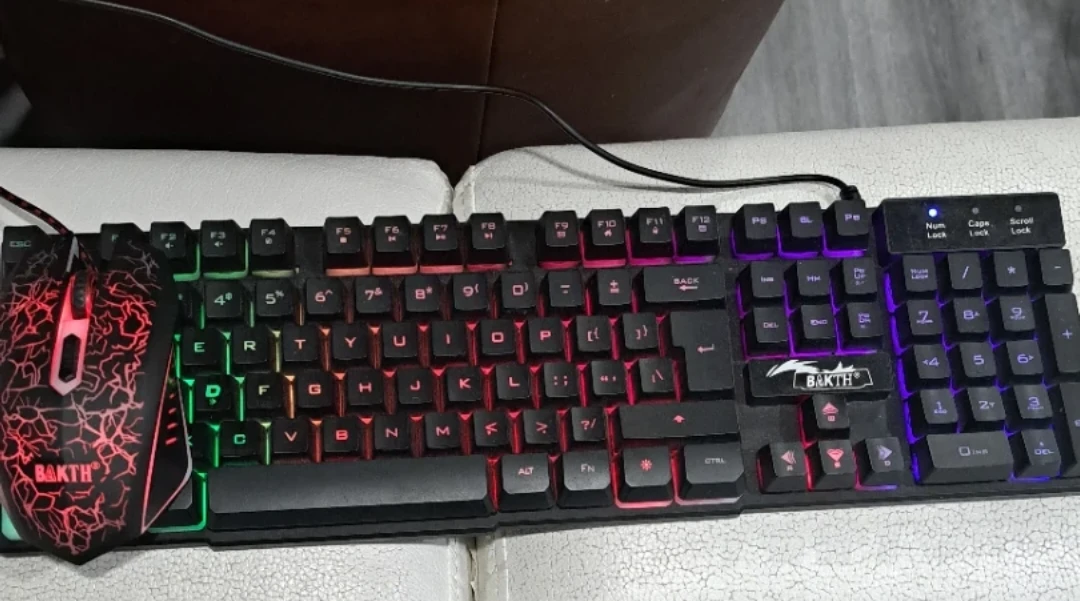Gaming LED keyboard and mouse - photo 2