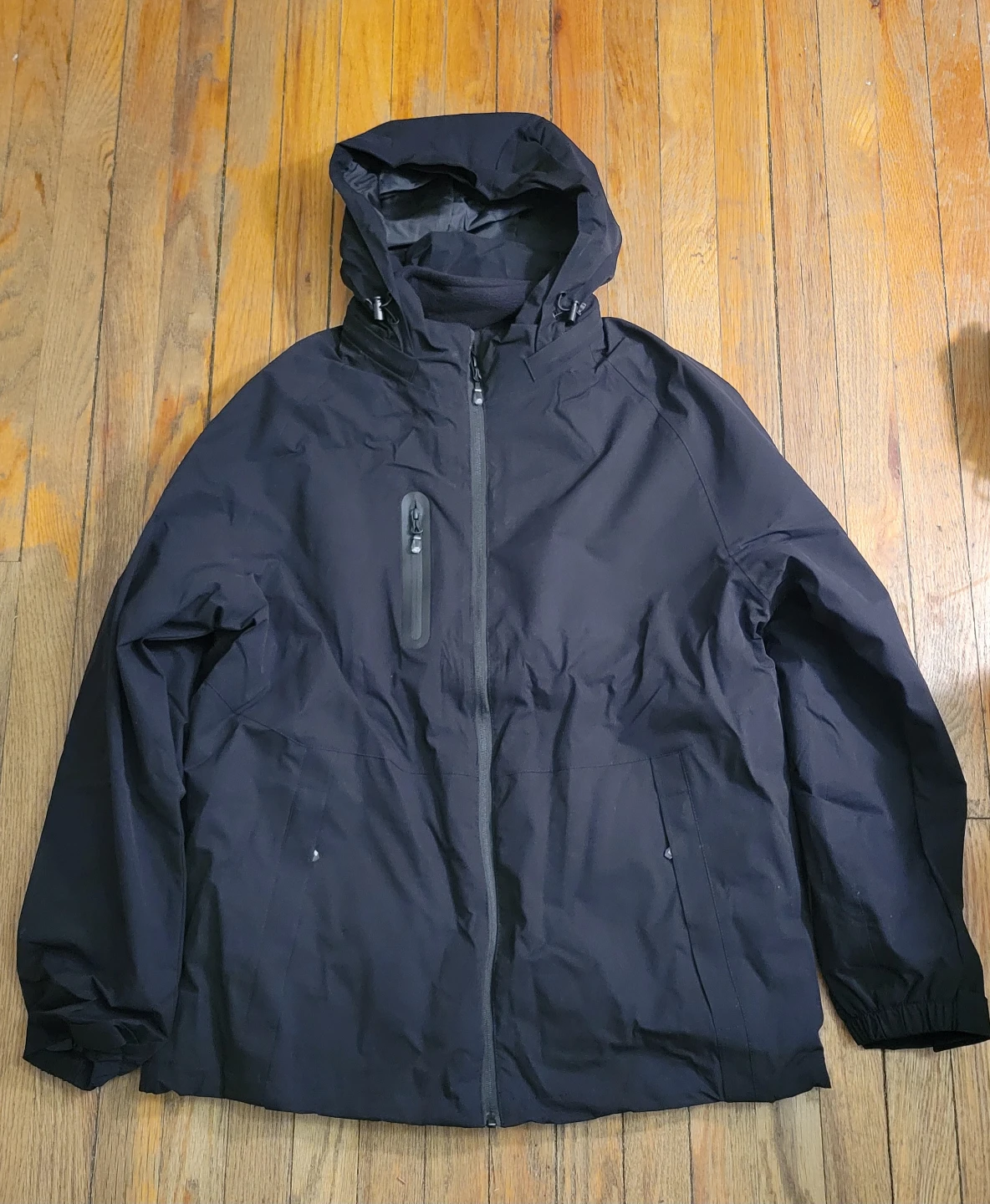 Black Heated Jacket with Power Bank and Travel Case - photo 4