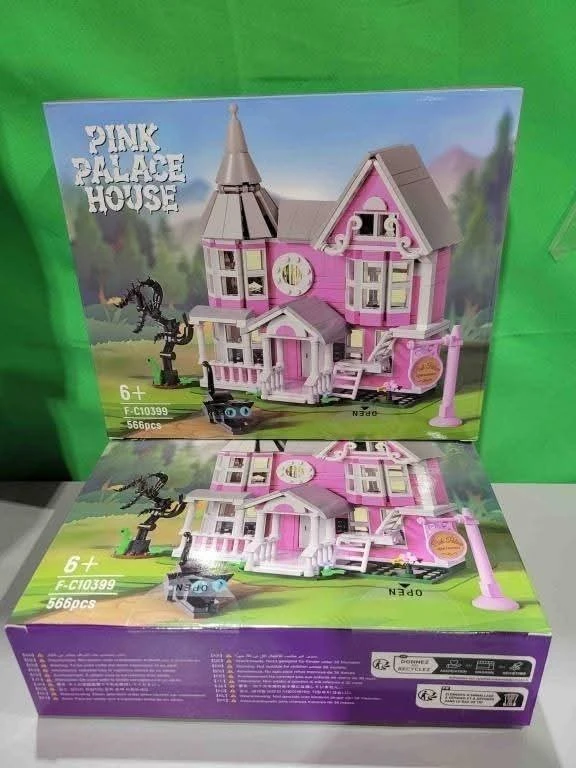 Pink Palace House Building Block Set - 566 Pieces - photo 3