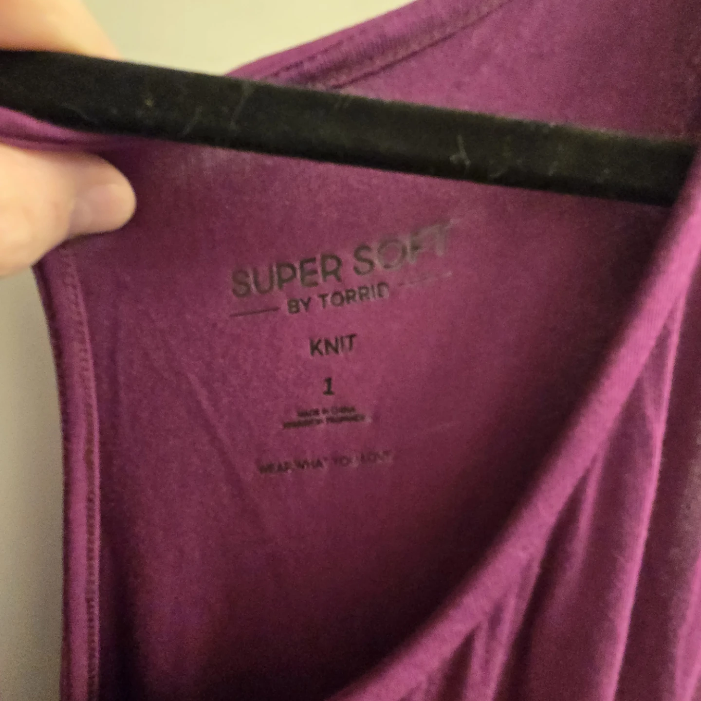 Torrid Super Soft Knit Jumpsuit Purple Size 1 - photo 2