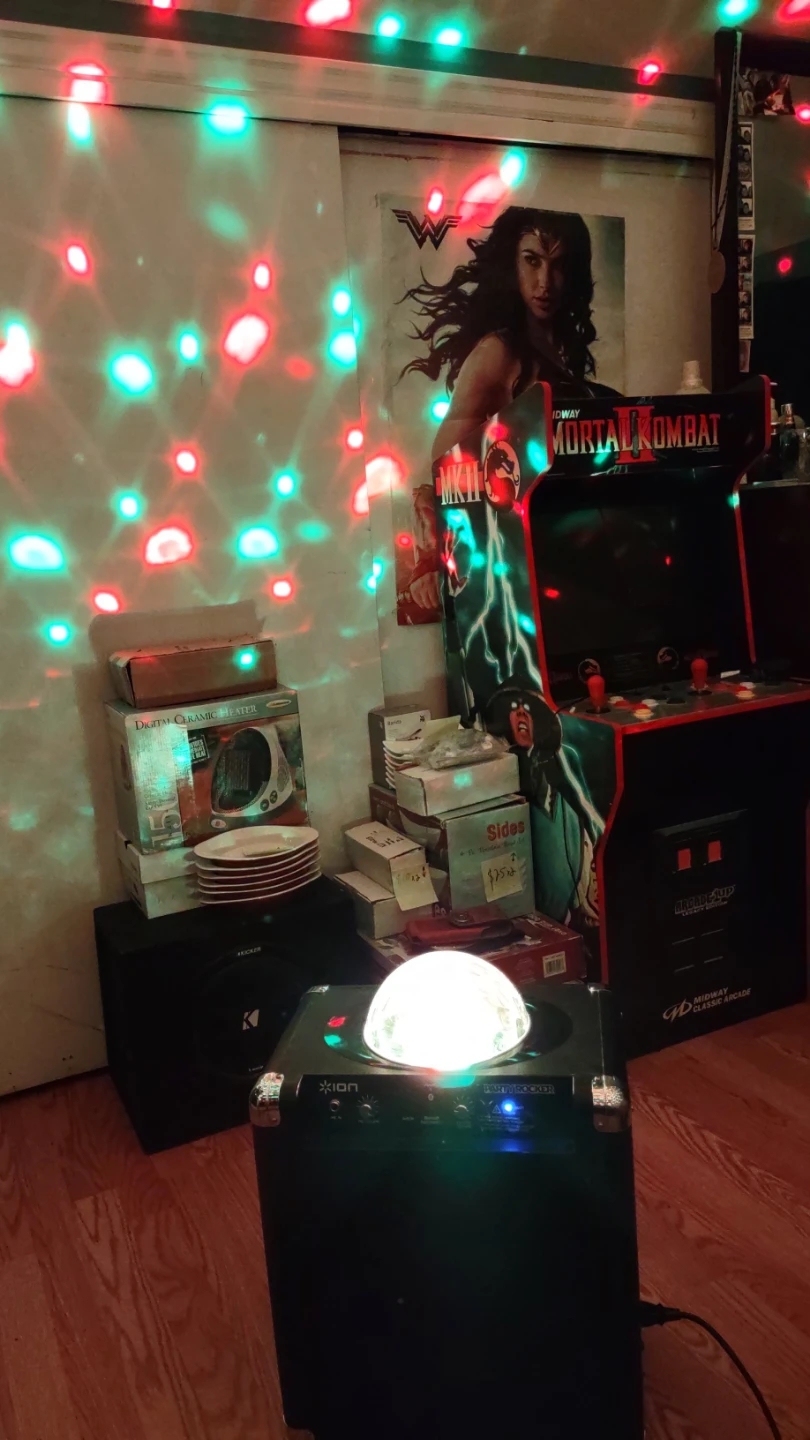 ION Party Rocker Bluetooth Speaker with Disco Ball Light - photo 2