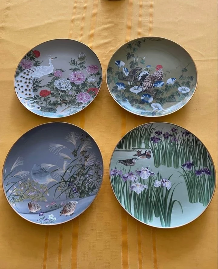 12 Beautiful Porcelain Plates Set! - photo 3