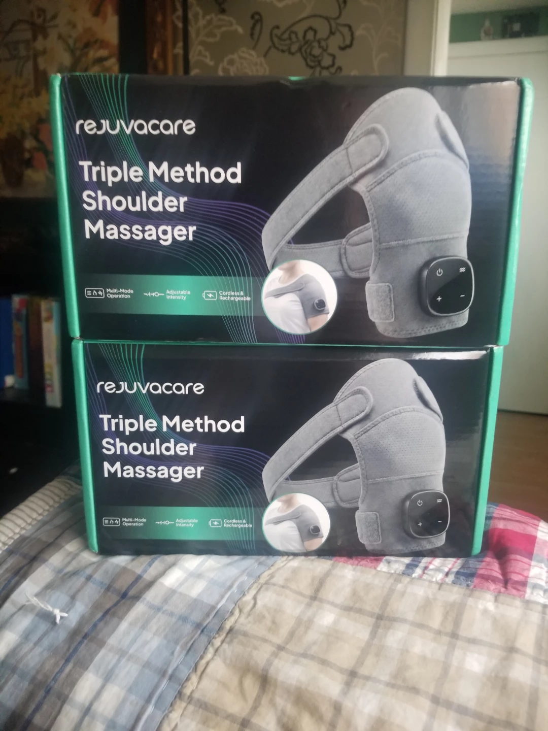 2 RejuvaCare Triple Method Shoulder Massagers