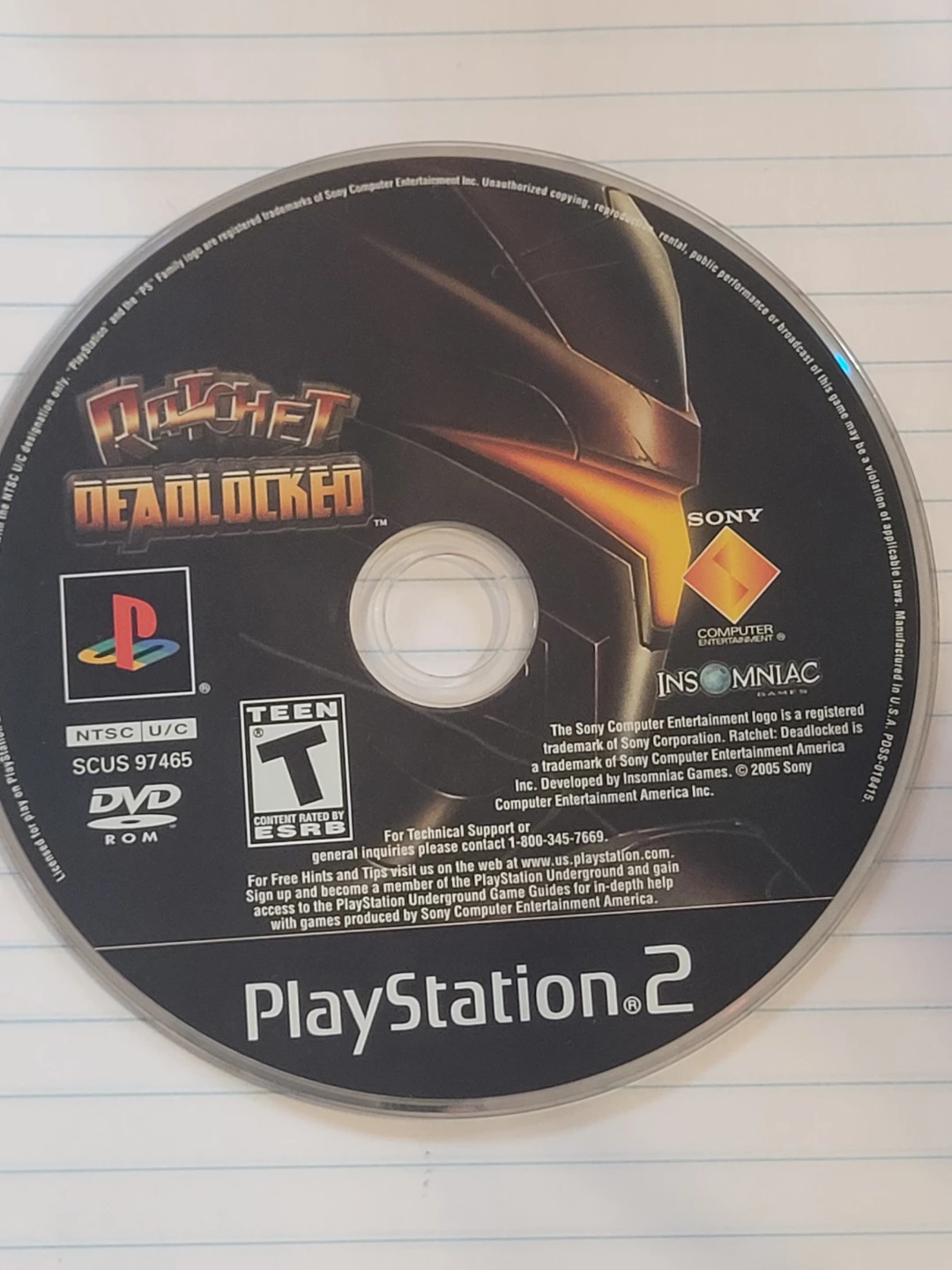 Ratchet: Deadlocked PlayStation 2 Game
