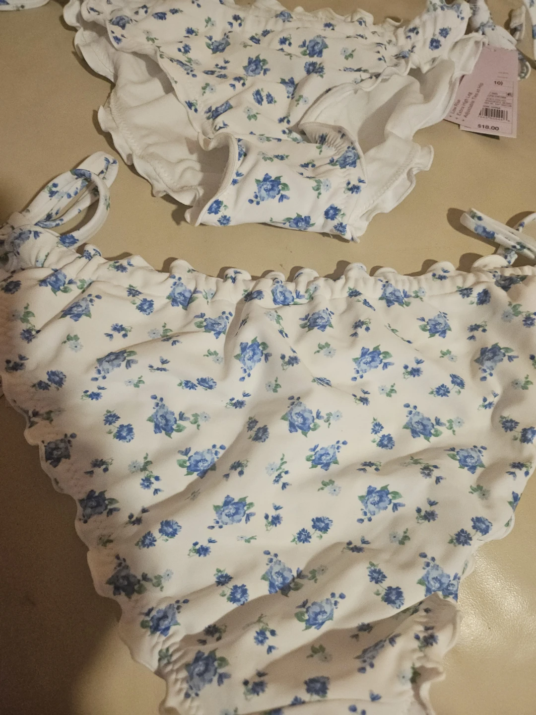 2 Wild Fable Blue Floral Bikini Bottoms - photo 4