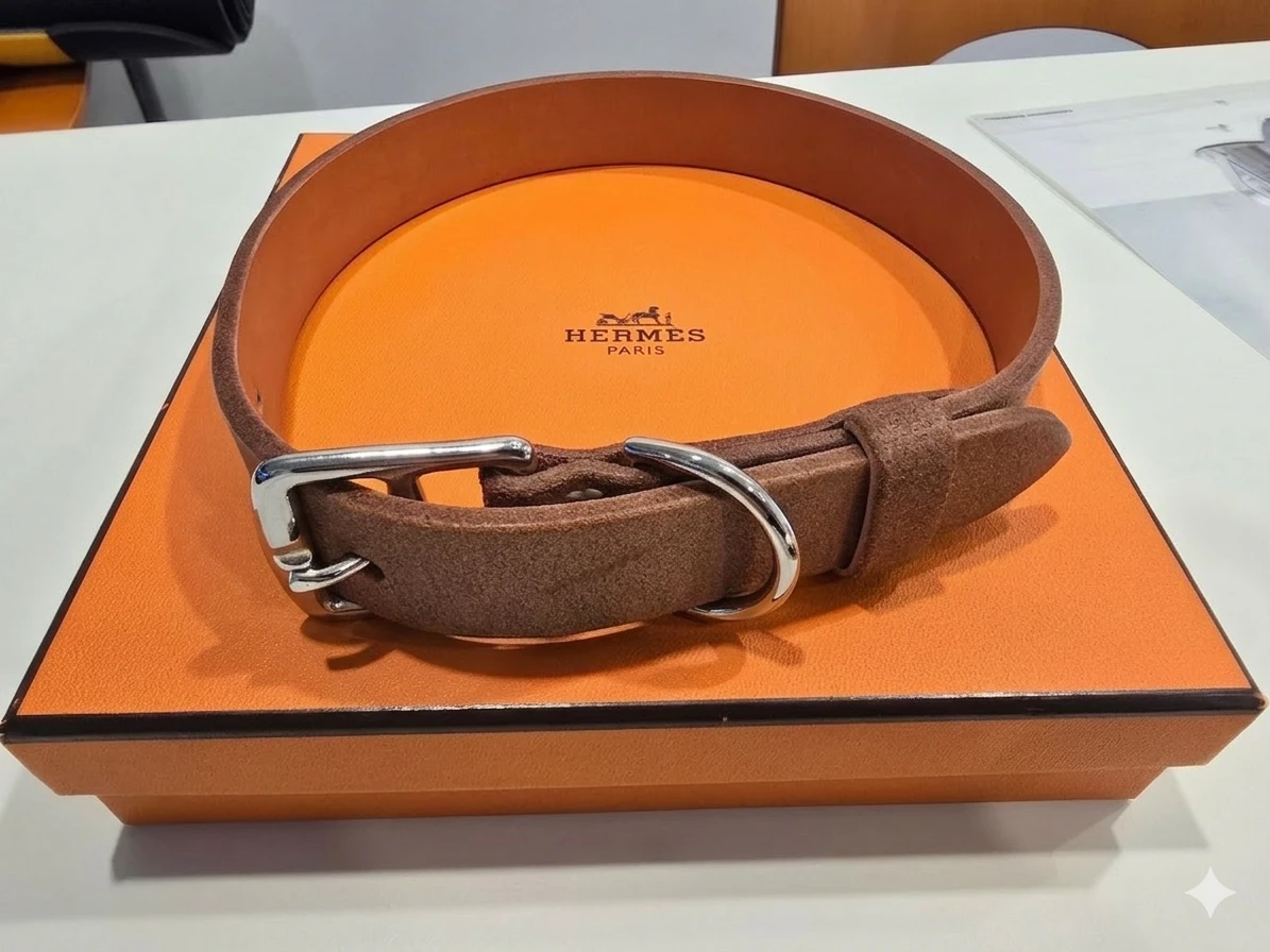 Hermès Rocabar Style Dog Collar in Epsom Leather