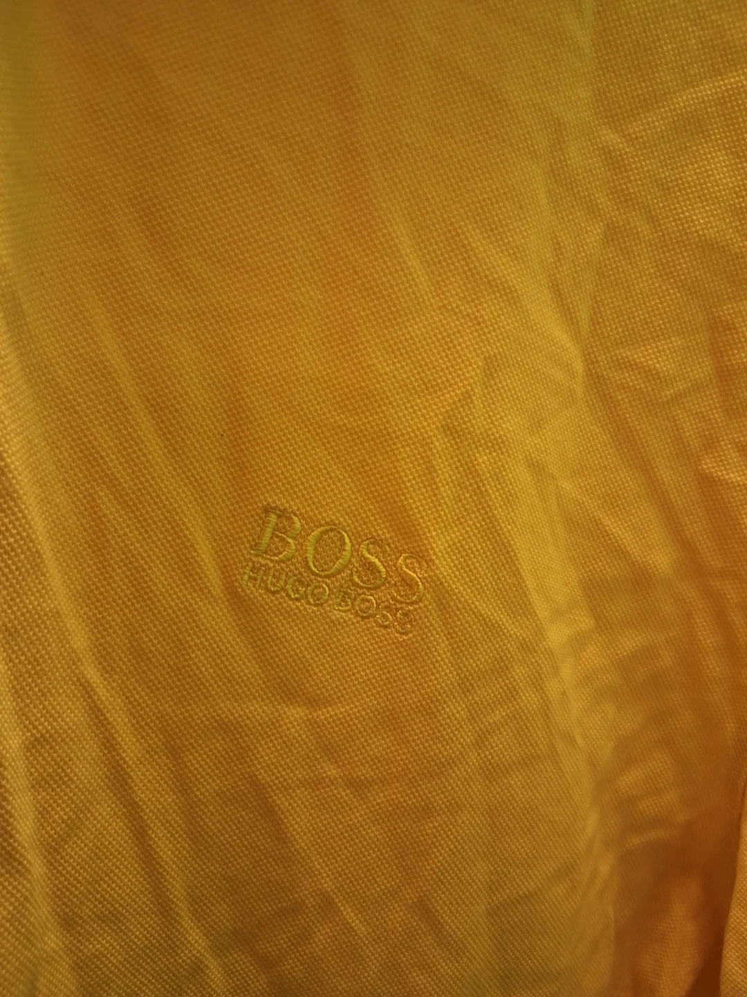 HUGO BOSS Men's Polo Shirt - Yellow - XL - photo 2