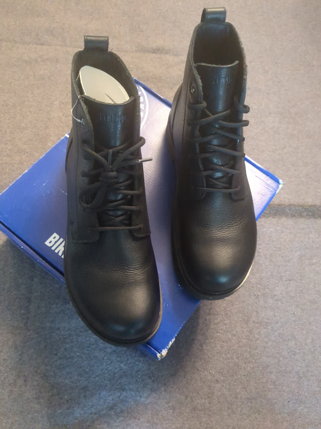 Birkenstock Black Leather Lace-Up Boots - photo 3