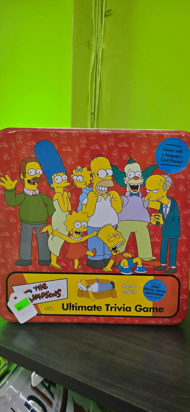 🍩 The Simpsons Ultimate Trivia Game (Tin Box) – $45