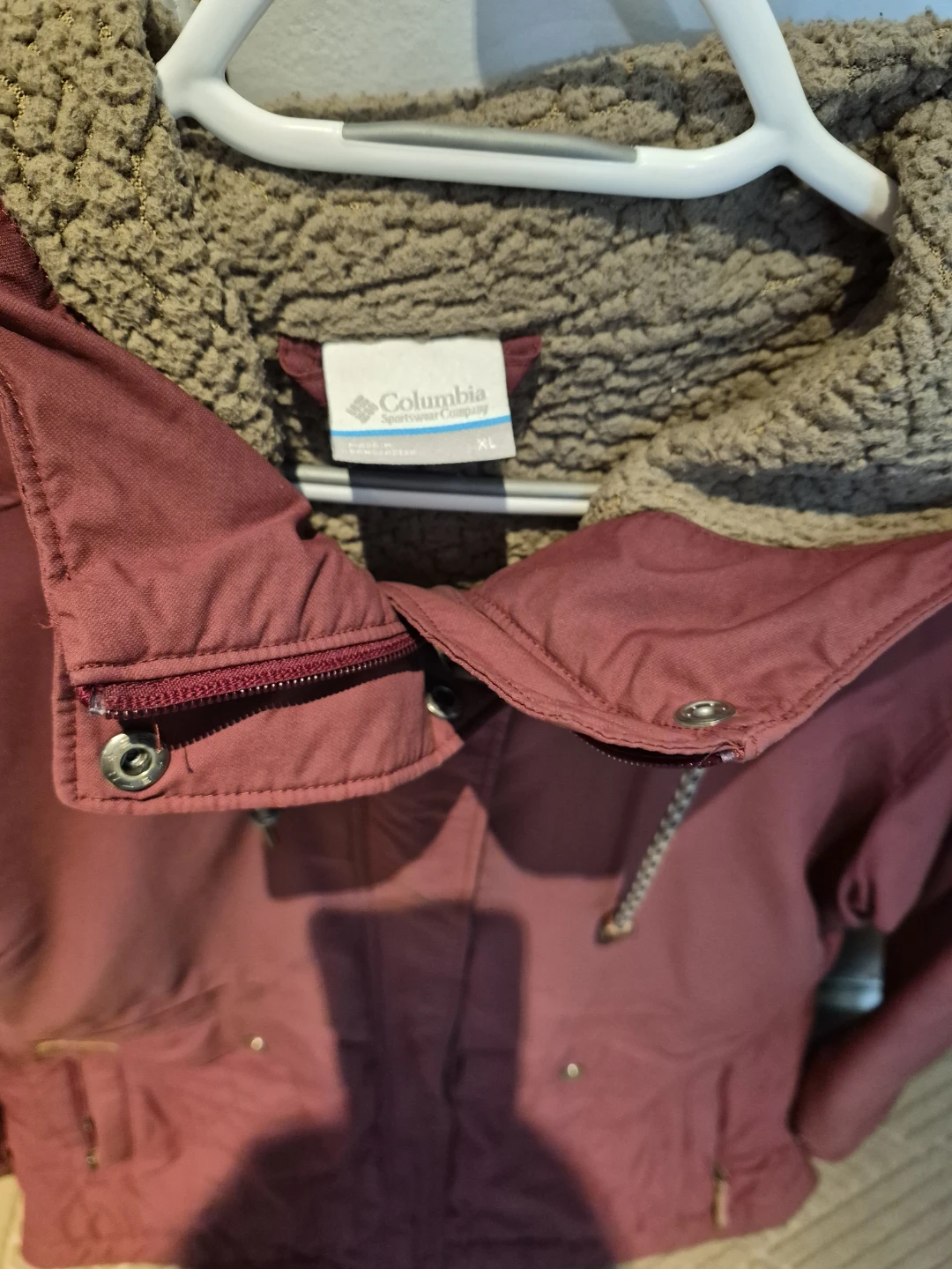 Columbia Women's Fleece Lined Hooded Jacket Xl - photo 3