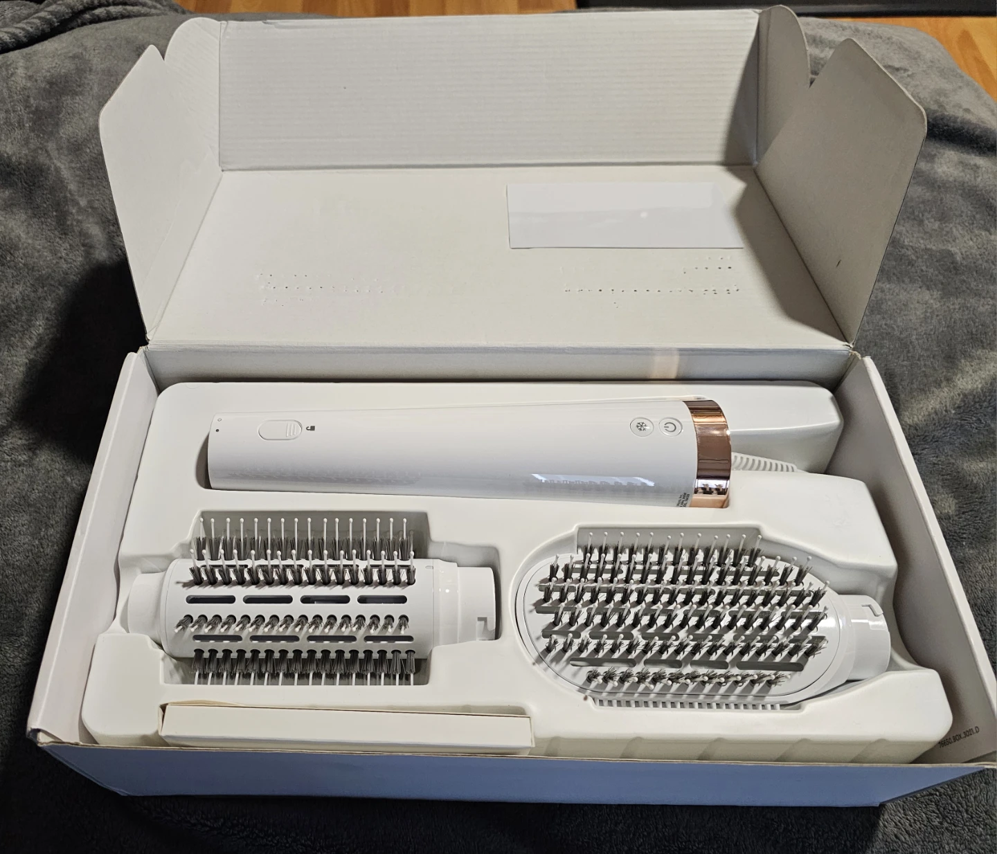 T3 AireBrush Duo Interchangeable Hot Air Blow Dry Brush - photo 2