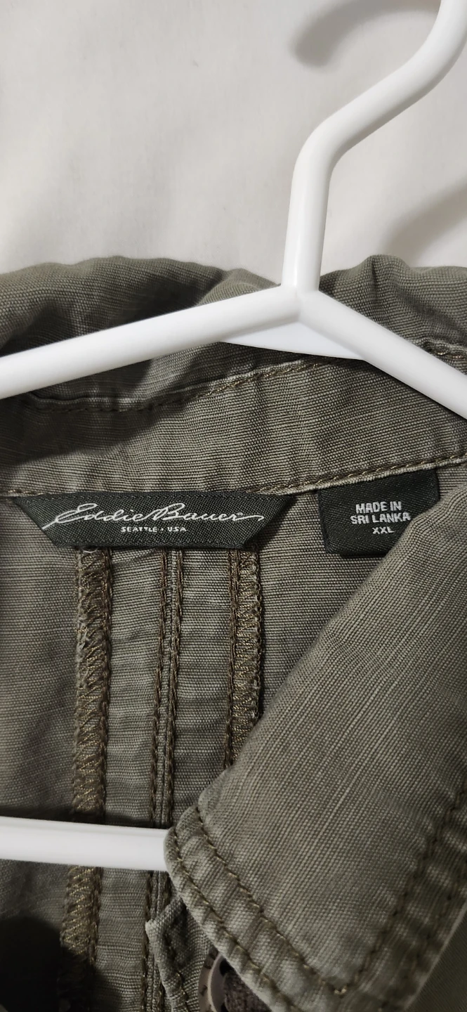 Eddie Bauer Utility Jacket - Olive Green, XXL - photo 2