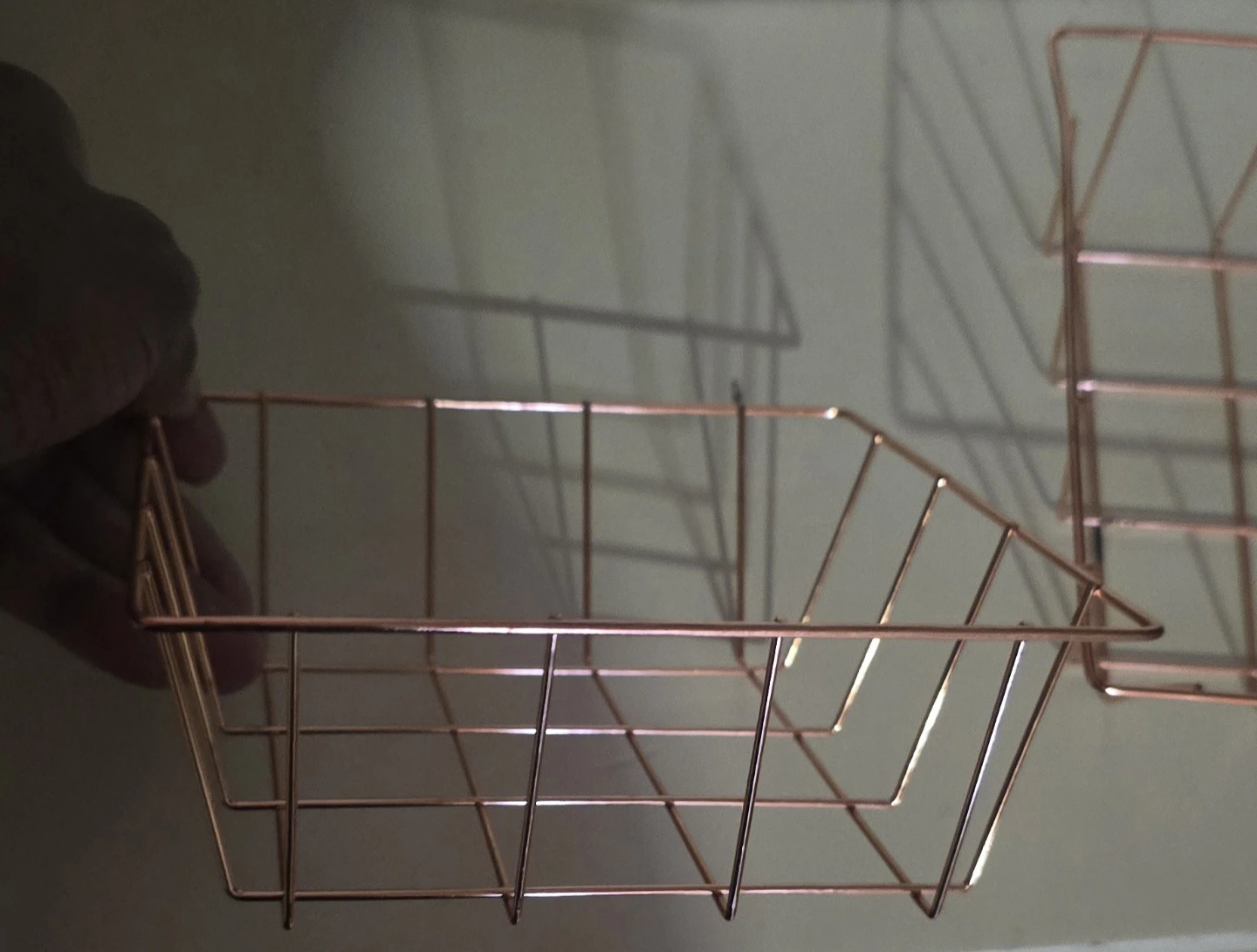 Copper Wire Storage Baskets (Set of 2) - photo 5