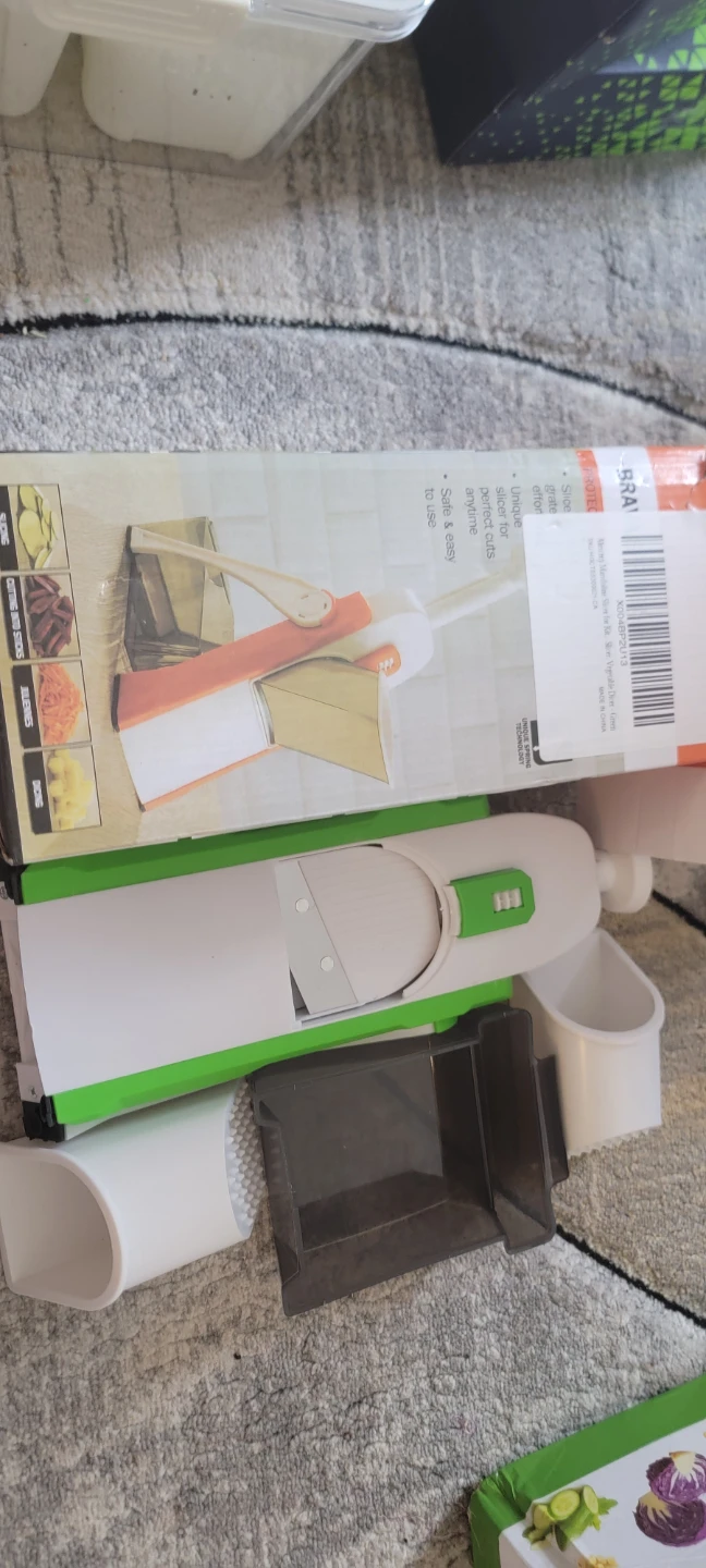 Brava Spring Slicer Mandoline Vegetable Dicer Green
